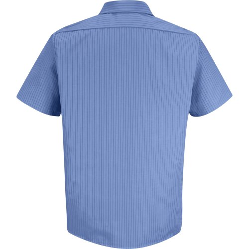 Industrial Stripe Broadcloth Short Sleeve Shirt