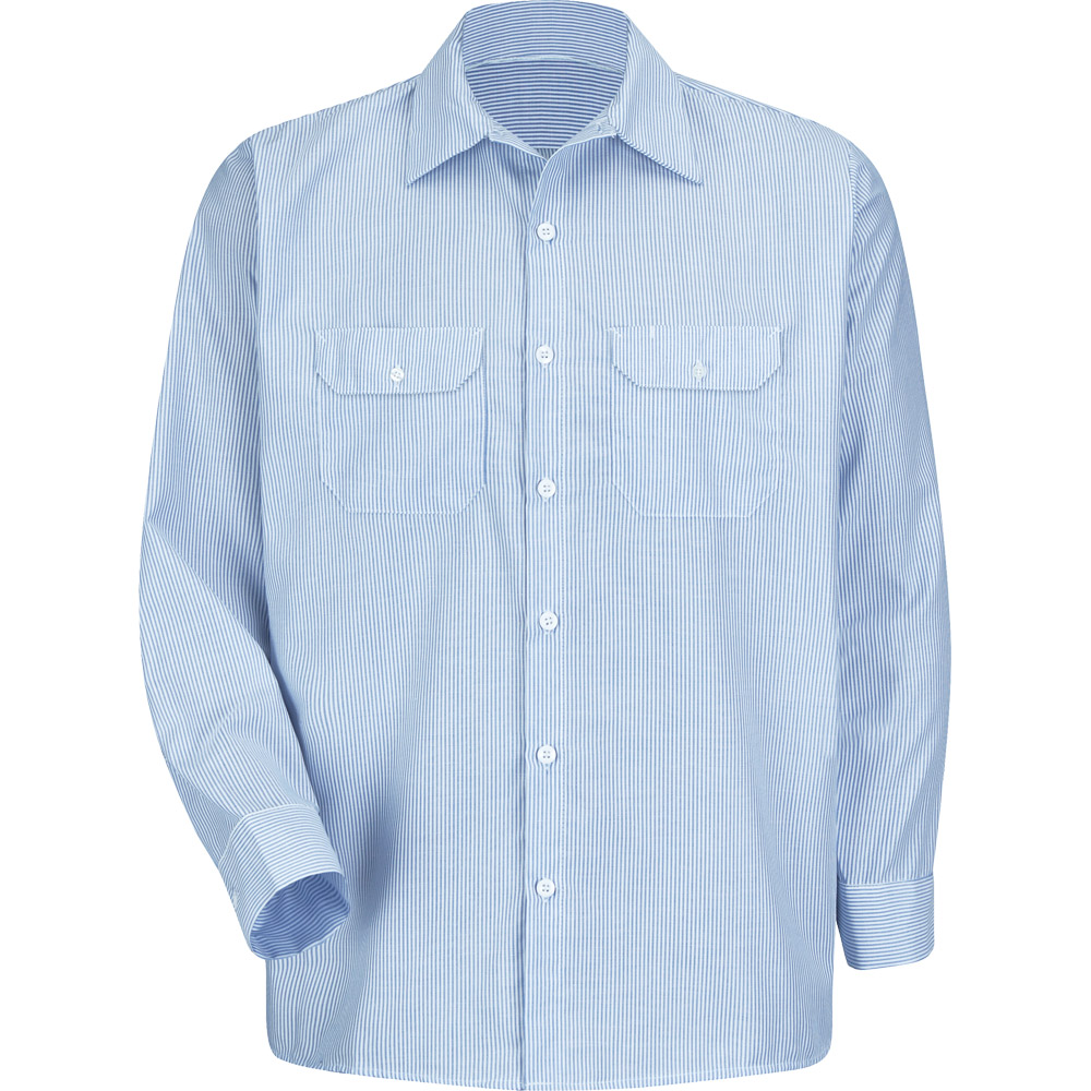 Red Kap Men's Deluxe Long Sleeve Uniform Shirt National Uniforms