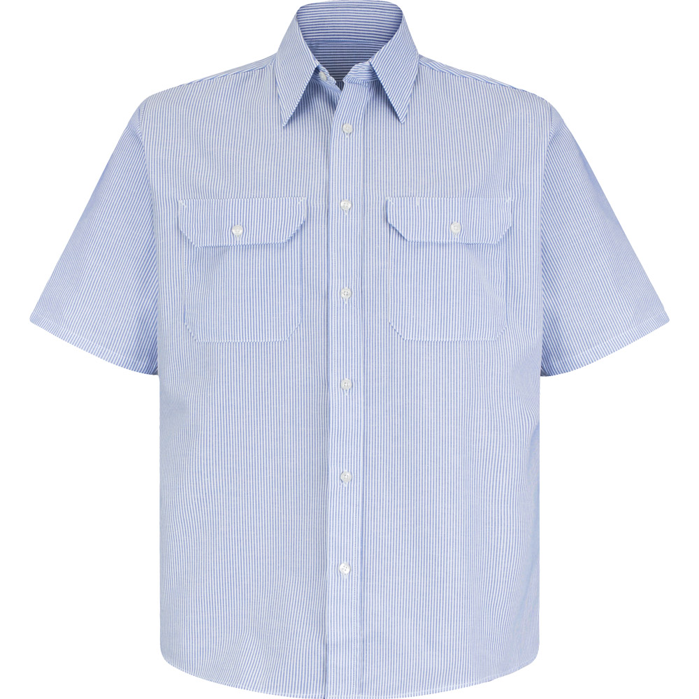 Red Kap Men's Deluxe Short Sleeve Uniform Shirt National Uniforms