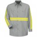 Enhanced Visibility Industrial Long Sleeve Work Shirt