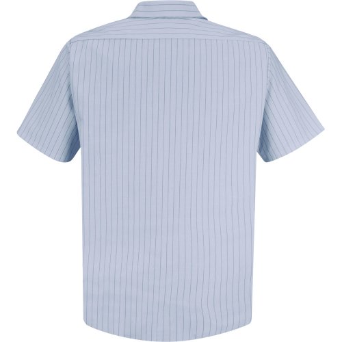 Industrial Stripe Poplin Short Sleeve Shirt