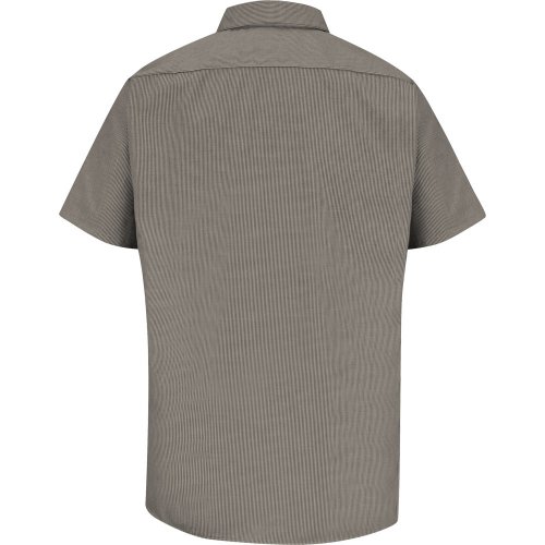 Micro-Check Short Sleeve Work Shirt