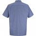 Men's Geometric Micro-Check Short Sleeve Work Shirt