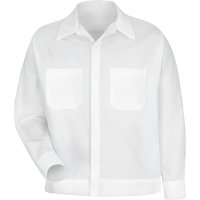 Men's Button-Front Shirt Jacket