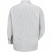 Men's Striped Long Sleeve Dress Uniform Shirt