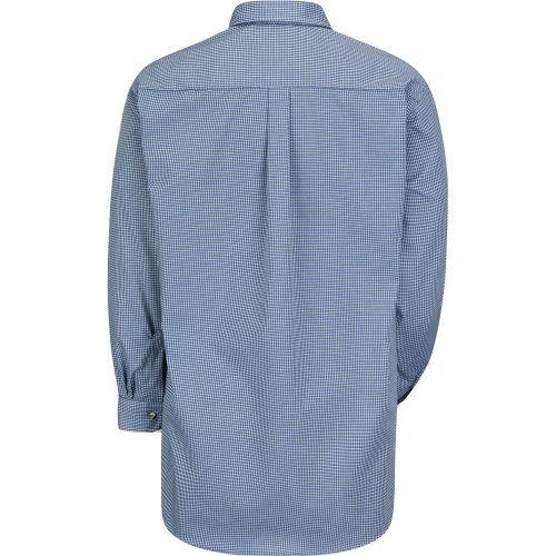Mini-Plaid Long Sleeve Work Shirt