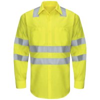 Hi-Visibility Ripstop Long Sleeve Work Shirt Type R, Class 3