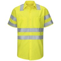 Hi-Visibility Ripstop Short Sleeve Work Shirt Type R, Class 3