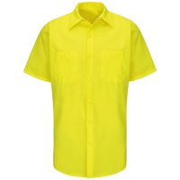 Enhanced Visibility Ripstop Short Sleeve Work Shirt