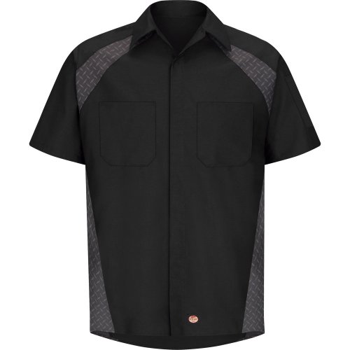 Diamond Plate Short Sleeve Shop Shirt