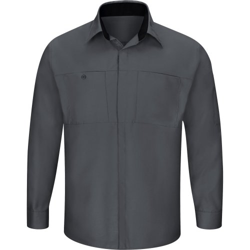 Men's Performance Plus Long Sleeve Shop Shirt With Oilblok Technology