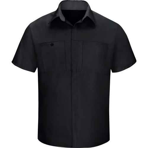 Men's Performance Plus Short Sleeve Shop Shirt With Oilblok Technology