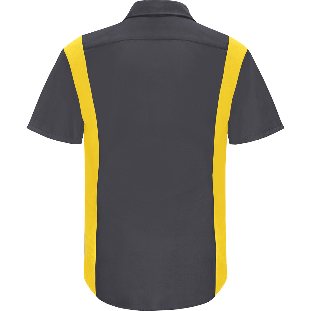 red kap men's performance plus shop shirt with oilblok technology