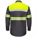 Hi-Visibility Ripstop Color Block Long Sleeve Work Shirt Type O, Class 1