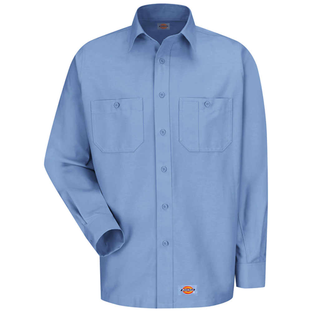 Dickies Men's Canvas Long Sleeve Work Shirt | National Uniforms