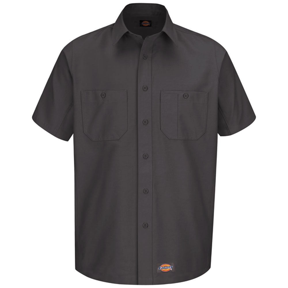 Dickies Men's Canvas Short Sleeve Work Shirt | National Uniforms
